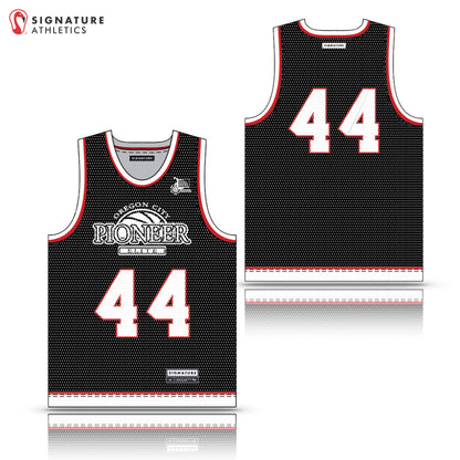 Pioneer Elite Basketball 26-4 Men's Player Basketball Crew Neck Reversible Jersey Dark