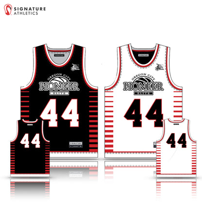 Pioneer Elite Basketball Men's 4 Piece Player Package: 6th White