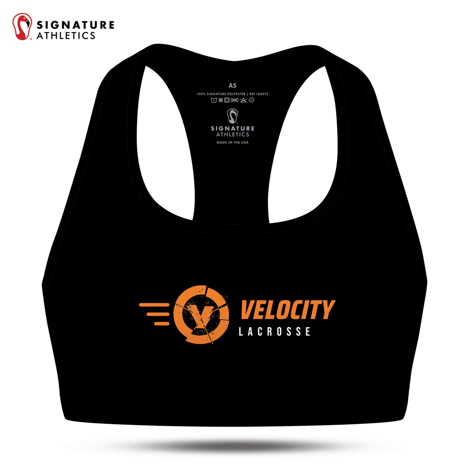 Velocity Lacrosse Women's Player Sports Bra: Velocity Lacrosse