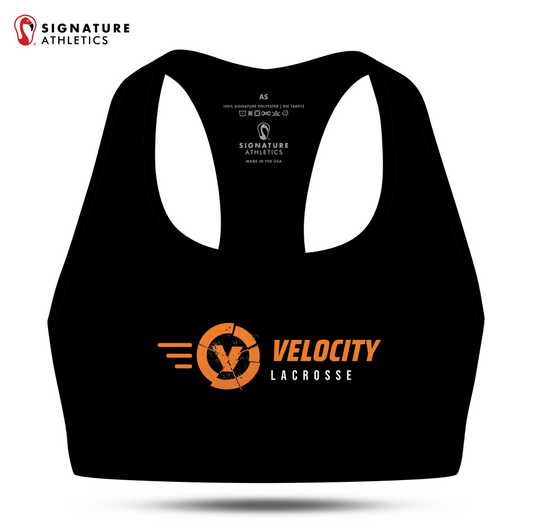 Velocity Lacrosse Women's Player Sports Bra: Velocity Lacrosse