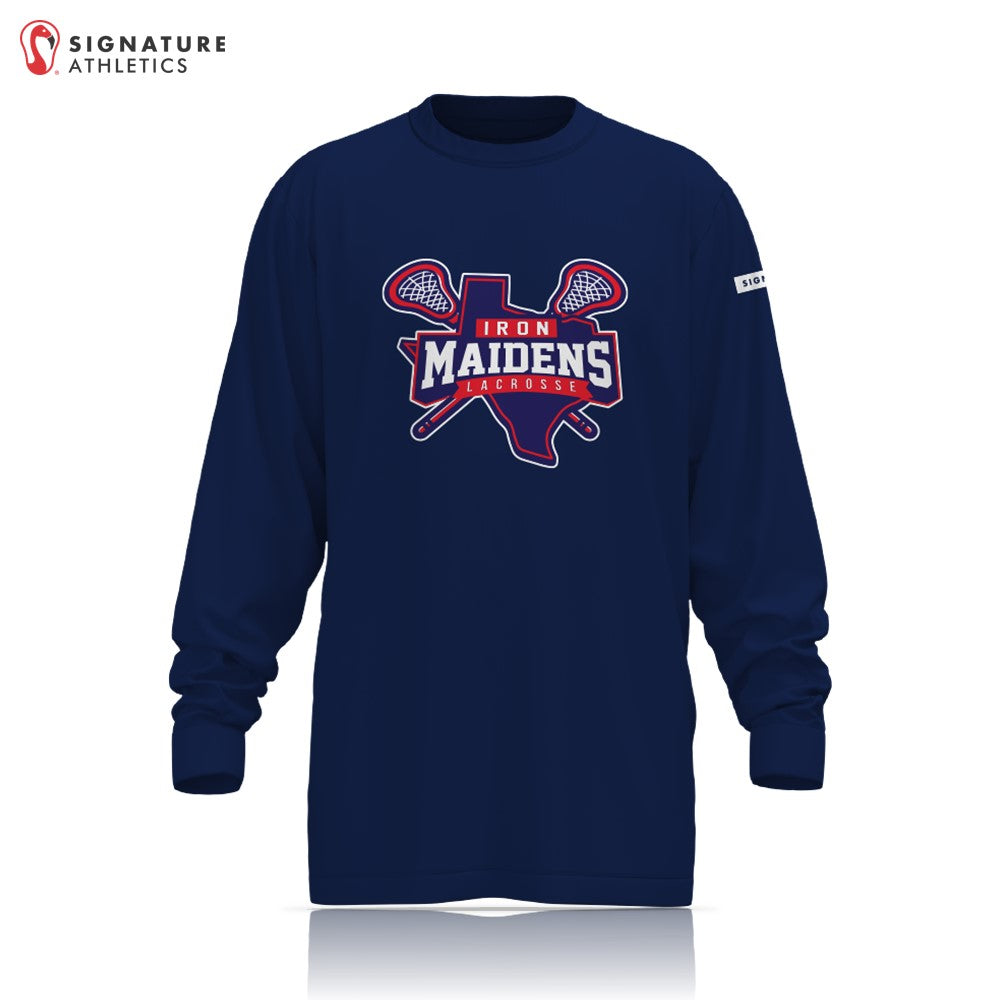Iron Maidens 2nd-8th Grade Women's Long Sleeve Tech Tee: 4th Grade