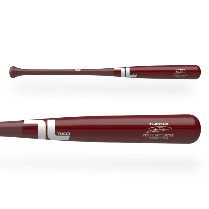 Tucci Bo Bichette Signature Model Pro Select Limited Wood Bat Wine