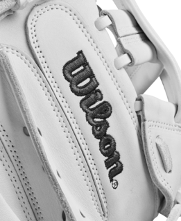 Wilson 2025 A1000FP CM33 White/Grey 33.00" Fastpitch Catcher's Mitt WBW10260033