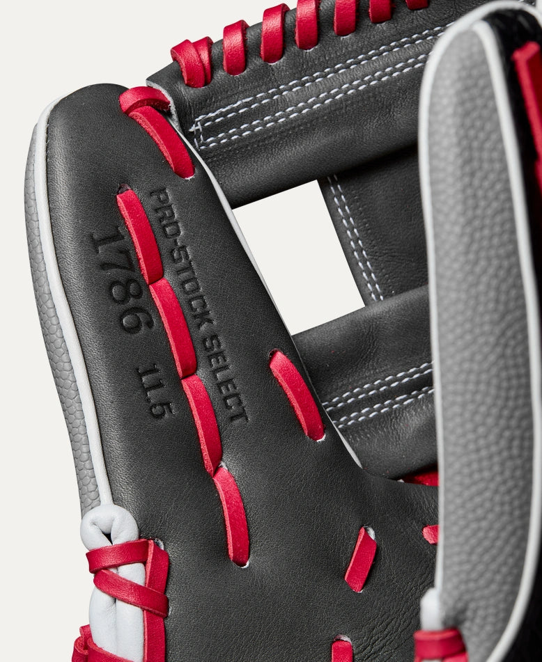 Wilson 2025 Spring A2K 1786SS Grey/Black 11.50" Baseball Glove WBW102690115