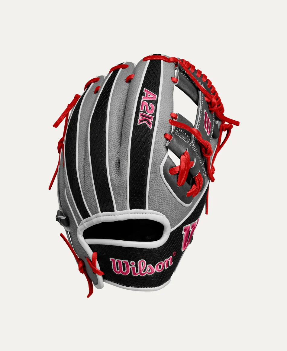 Wilson 2025 Spring A2K 1786SS Grey/Black 11.50" Baseball Glove WBW102690115