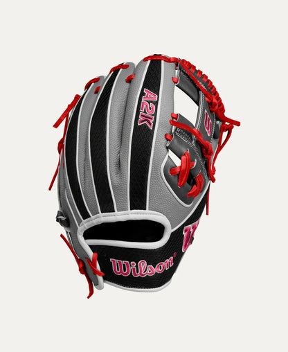 Wilson 2025 Spring A2K 1786SS Grey/Black 11.50" Baseball Glove WBW102690115