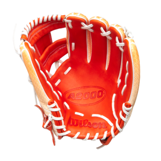 Wilson 2025 June GOTM A2000 1975 Creamsicle 11.75" Baseball Glove: WBW103481