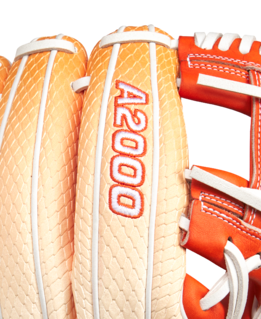 Wilson 2025 June GOTM A2000 1975 Creamsicle 11.75" Baseball Glove: WBW103481