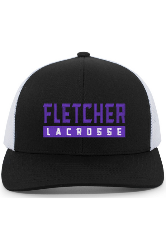 Fletcher High School Lacrosse Embroidered Trucker Hat