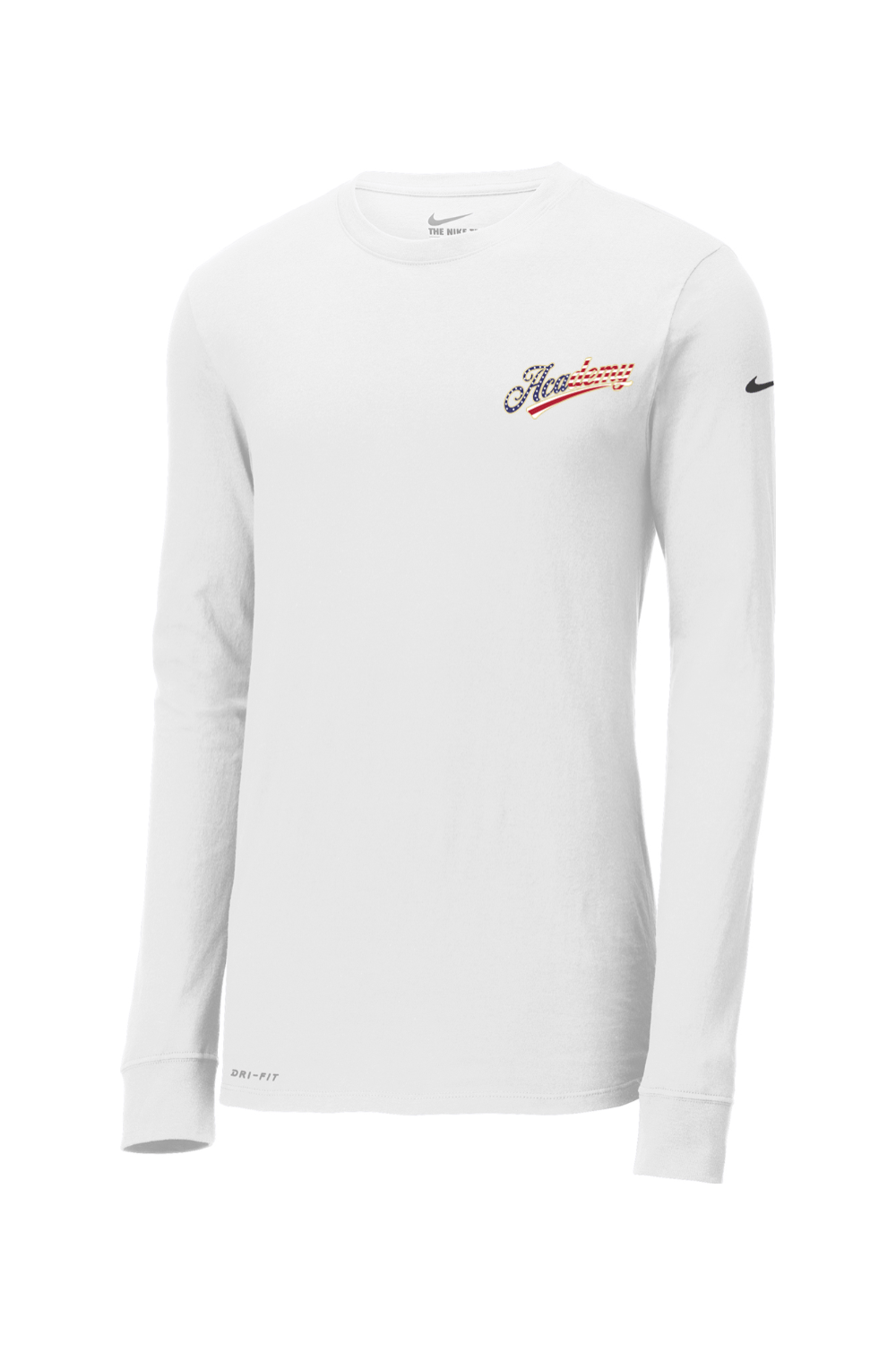 Academy Baseball Nike Dri-FIT Cotton/Poly Long Sleeve Tee Signature Lacrosse