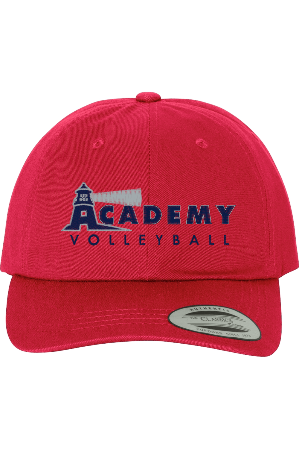 Academy Volleyball Embroidered Dad Hat Signature Lacrosse