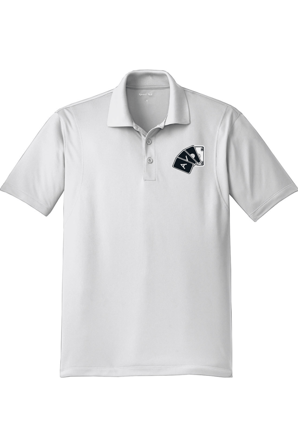 Ace Volleyball Adult Embroidered Athletic Polo Signature Lacrosse