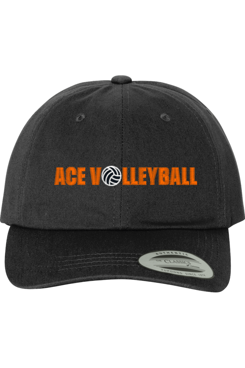 Ace Volleyball Embroidered Dad Hat Signature Lacrosse