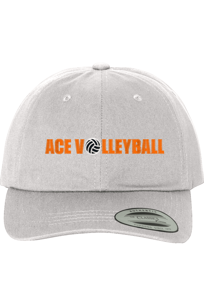 Ace Volleyball Embroidered Dad Hat Signature Lacrosse