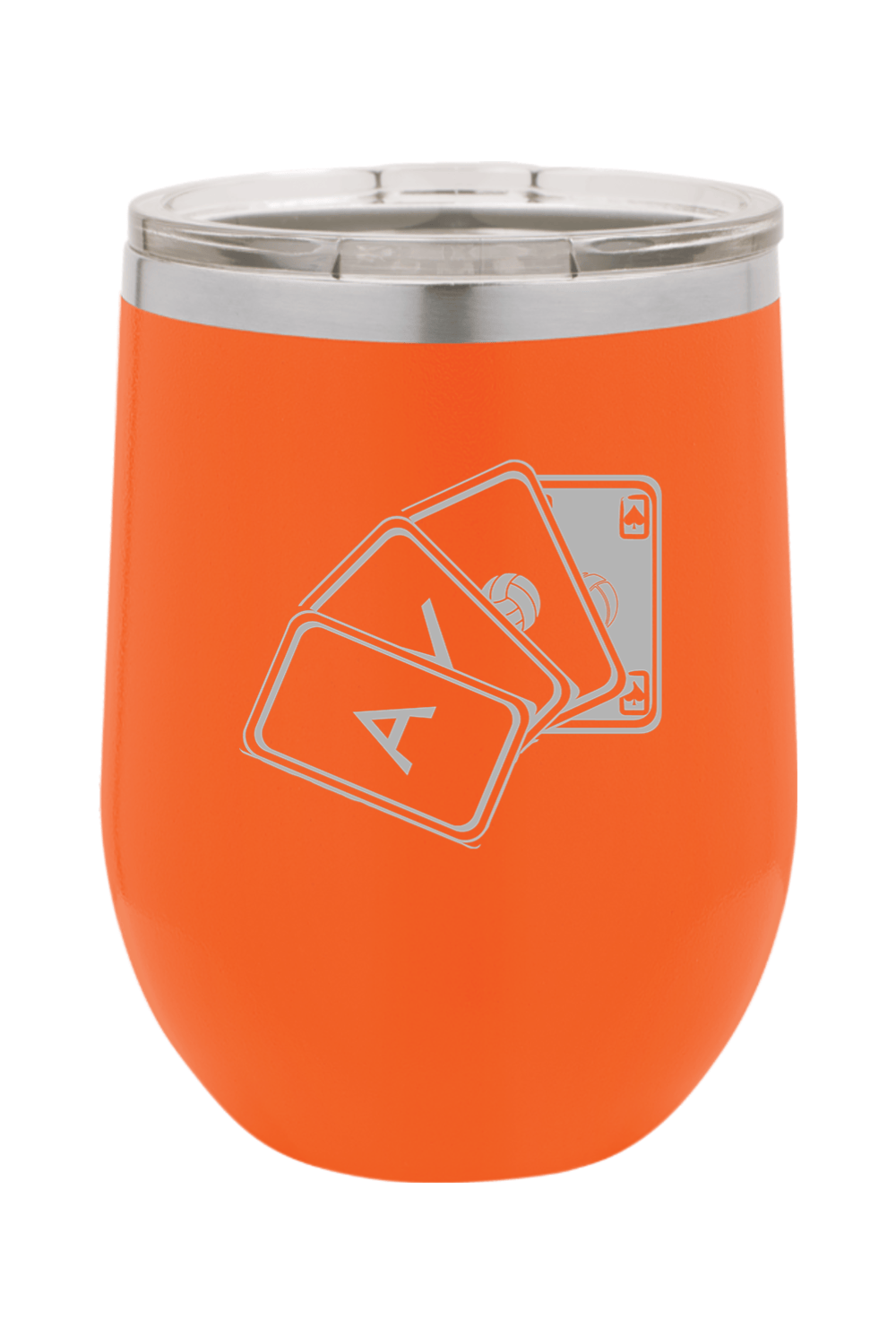 Ace Volleyball Insulated Wine Tumbler Signature Lacrosse