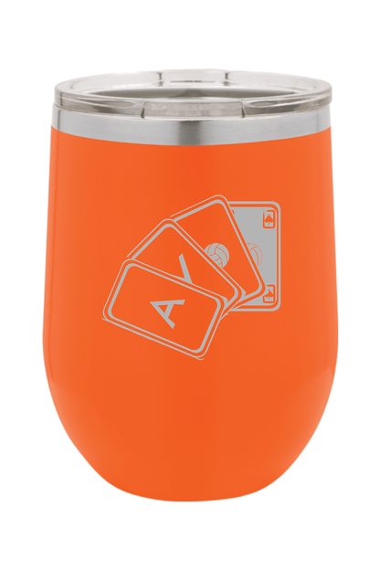 Ace Volleyball Insulated Wine Tumbler Signature Lacrosse