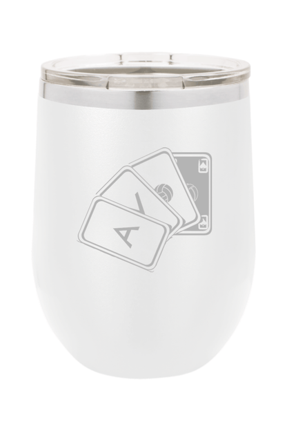 Ace Volleyball Insulated Wine Tumbler Signature Lacrosse