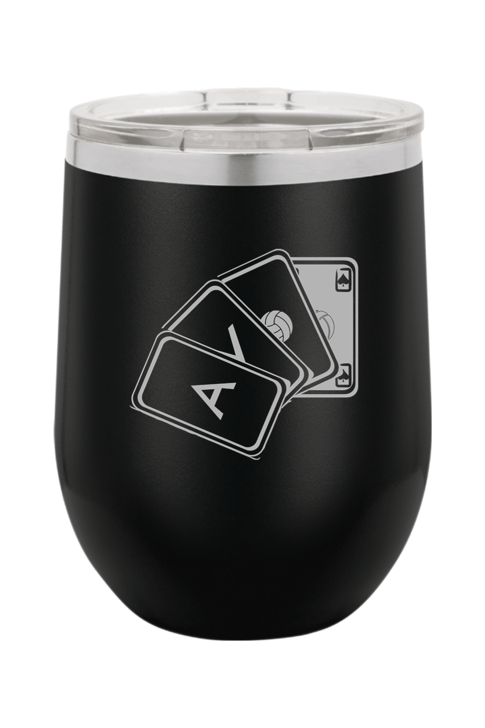 Ace Volleyball Insulated Wine Tumbler Signature Lacrosse