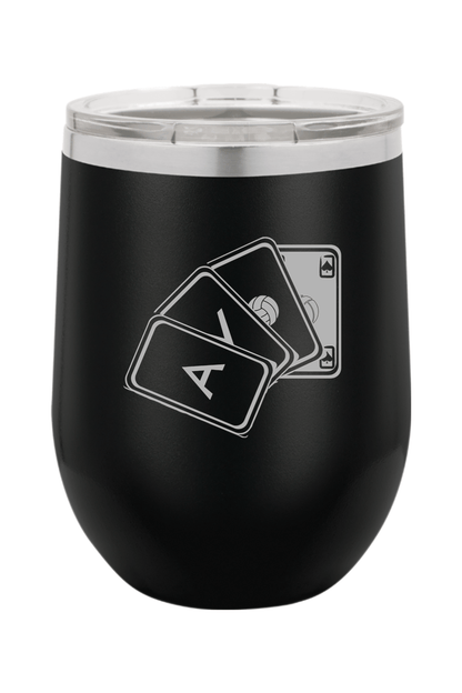 Ace Volleyball Insulated Wine Tumbler Signature Lacrosse