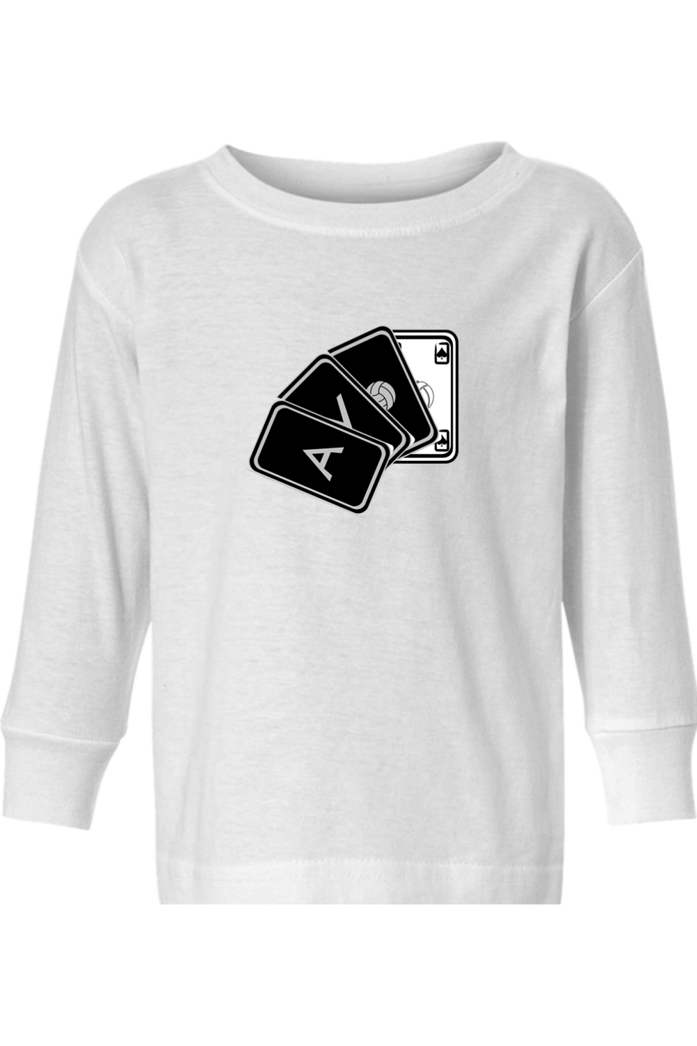 Ace Volleyball Toddler Long Sleeve T-Shirt Signature Lacrosse