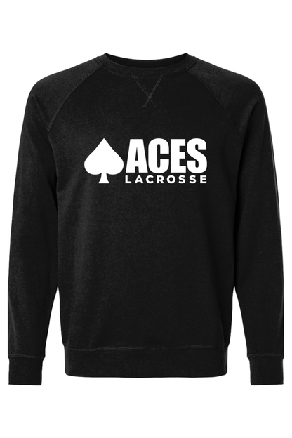 Aces EGL Adult Heavyweight Raglan Long Sleeve Signature Lacrosse