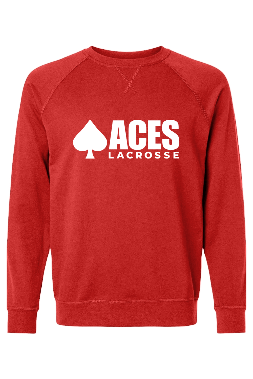 Aces EGL Adult Heavyweight Raglan Long Sleeve Signature Lacrosse