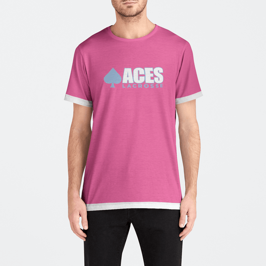 Aces EGL Adult Sublimated Athletic T-Shirt (Men's) Signature Lacrosse