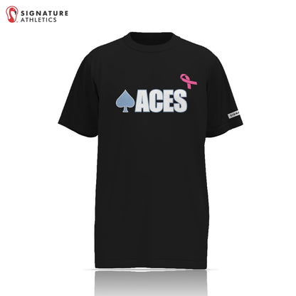 Aces Girls Lacrosse Black Short Sleeve Tech Tee (Grad Year) Signature Lacrosse