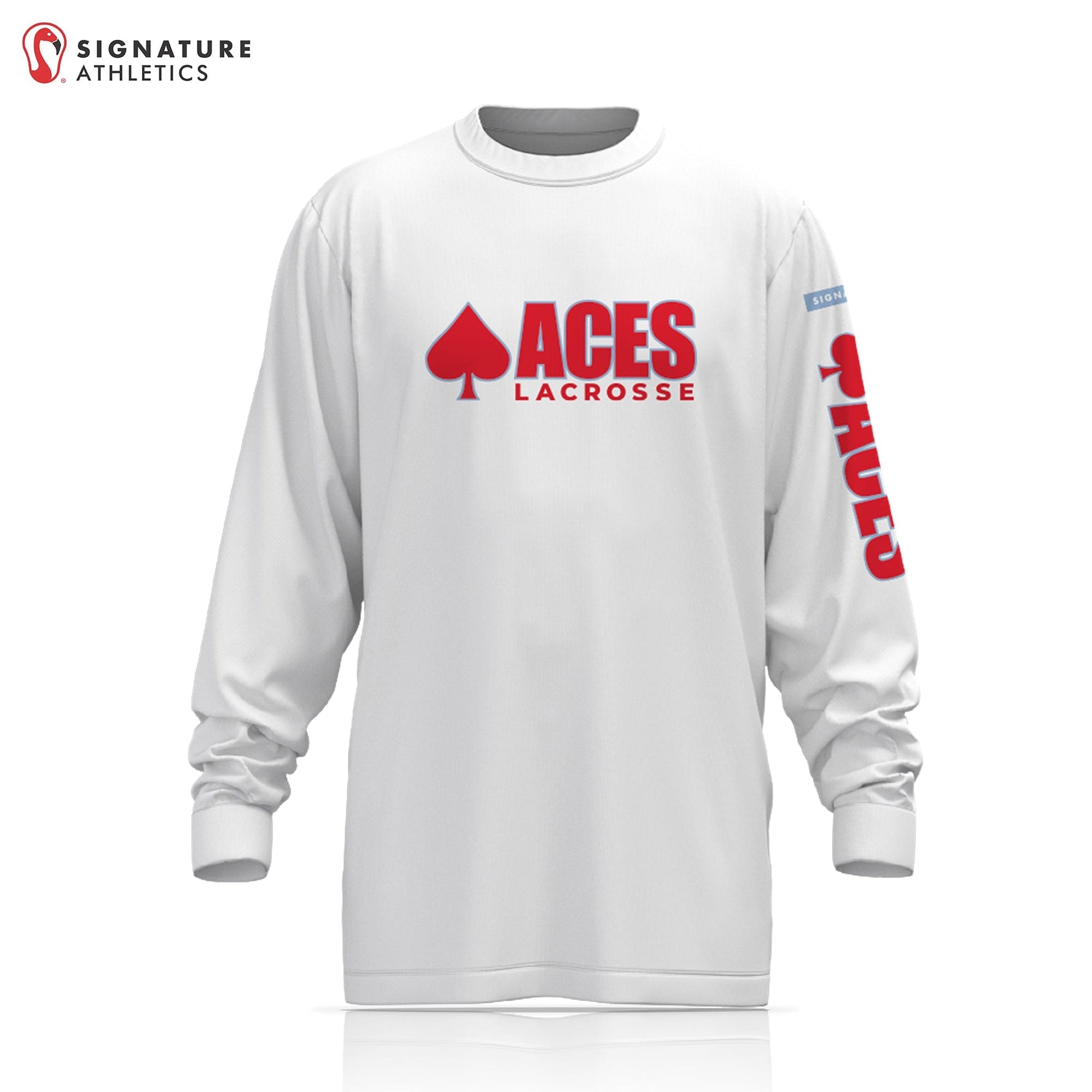 Aces Girls Lacrosse Long Sleeve Tech Tee: 2026-2036 Signature Lacrosse