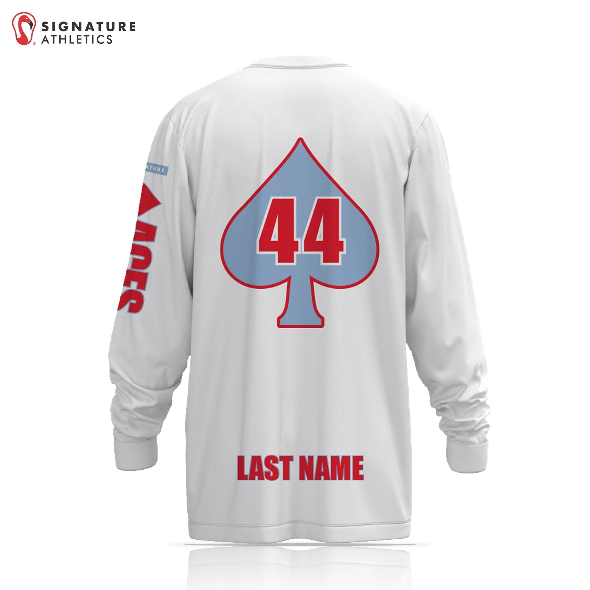 Aces Girls Lacrosse Long Sleeve Tech Tee Signature Lacrosse