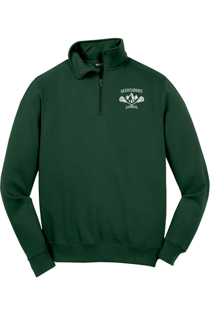 Adirondack Mountainmen Lacrosse Adult Embroidered Quarter-Zip Pullover Signature Lacrosse