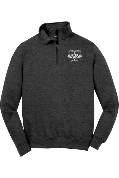 Adirondack Mountainmen Lacrosse Adult Embroidered Quarter-Zip Pullover Signature Lacrosse