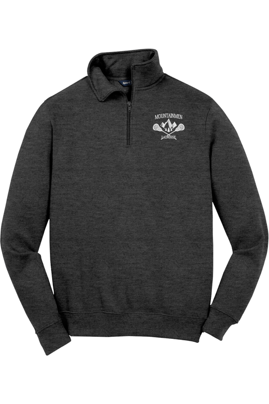 Adirondack Mountainmen Lacrosse Adult Embroidered Quarter-Zip Pullover Signature Lacrosse