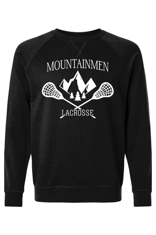 Adirondack Mountainmen Lacrosse Adult Heavyweight Raglan Long Sleeve Signature Lacrosse
