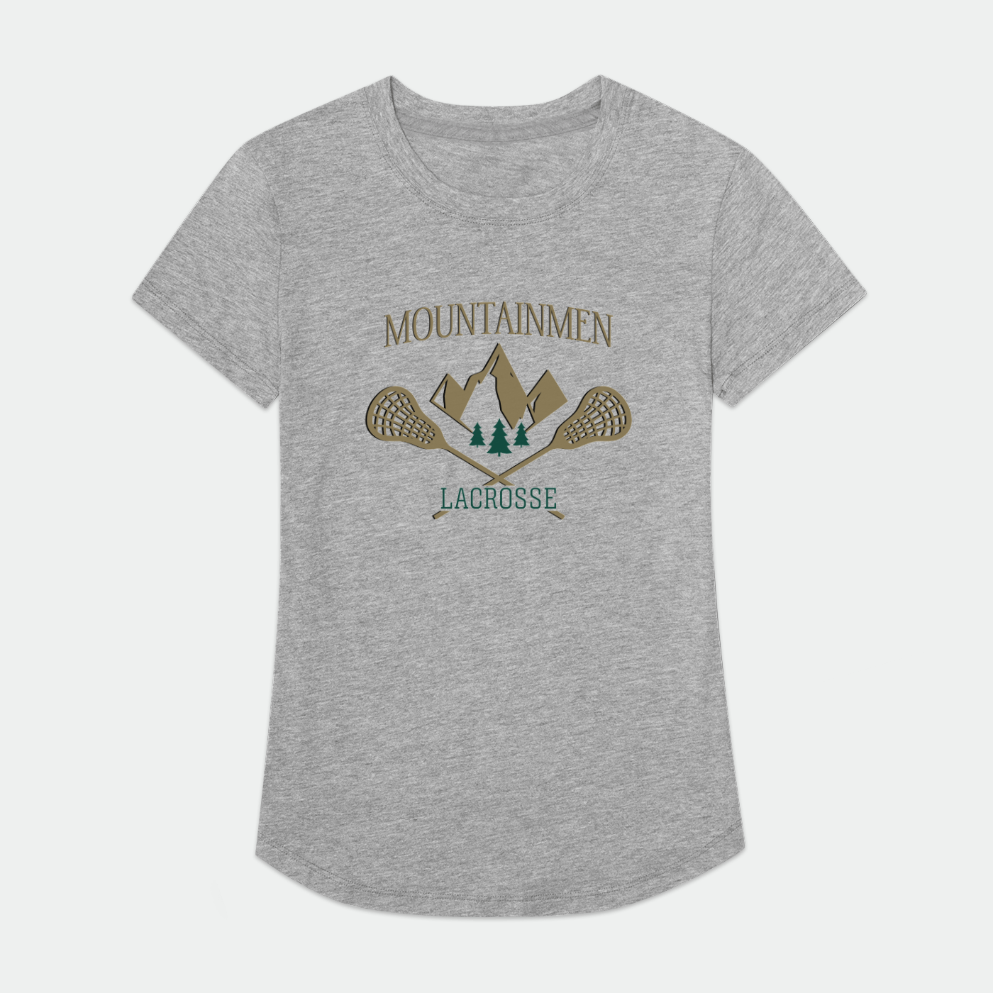 Adirondack Mountainmen Lacrosse Adult Women's Sport T-Shirt Signature Lacrosse