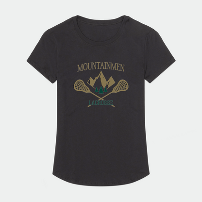 Adirondack Mountainmen Lacrosse Adult Women's Sport T-Shirt Signature Lacrosse