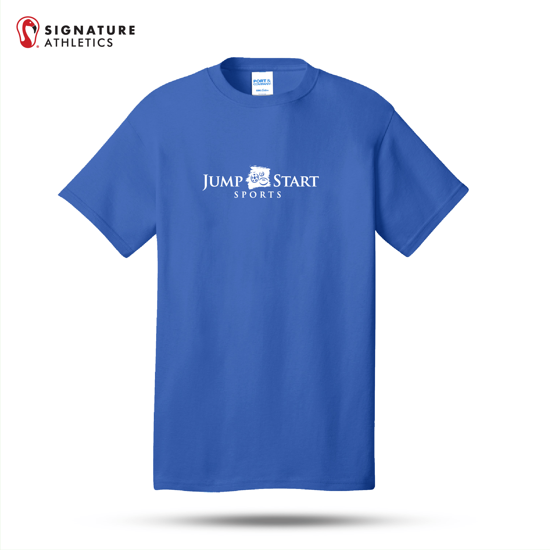 Adult Jump Start Cotton Tee Signature Lacrosse