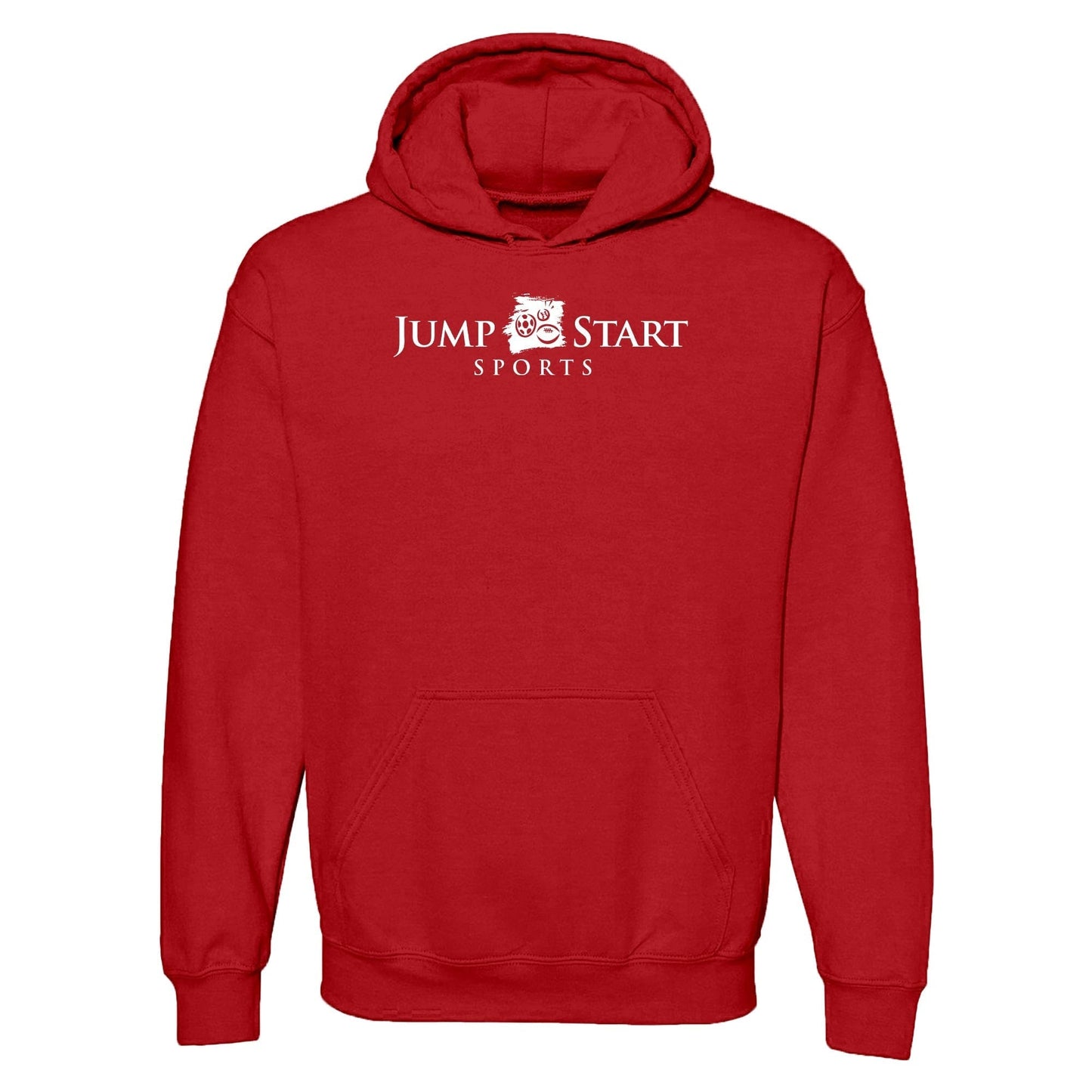 Adult Jump Start Hoodie - Red Signature Lacrosse