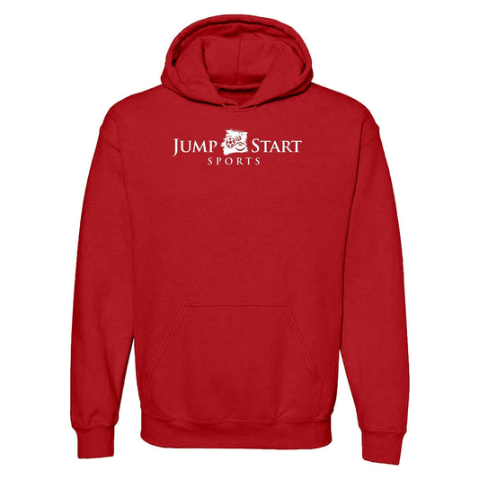 Adult Jump Start Hoodie - Red Signature Lacrosse