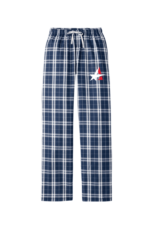 All-Star Sports Academy Adult Women's Flannel Plaid Pants Signature Lacrosse