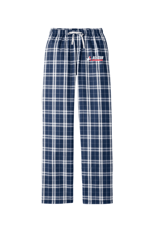 All-Star Sports Academy Adult Women's Flannel Plaid Pants Signature Lacrosse