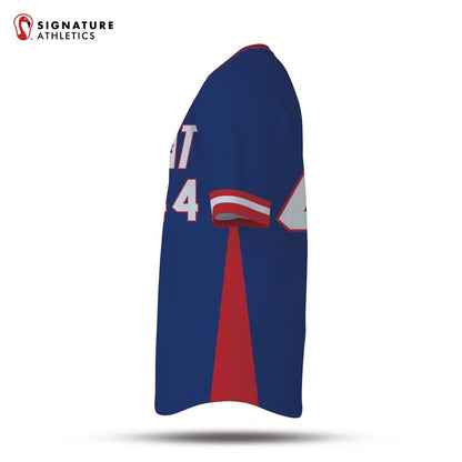 All Star Sports COMBAT Men's Navy Combat Pro Tech Tee Signature Lacrosse