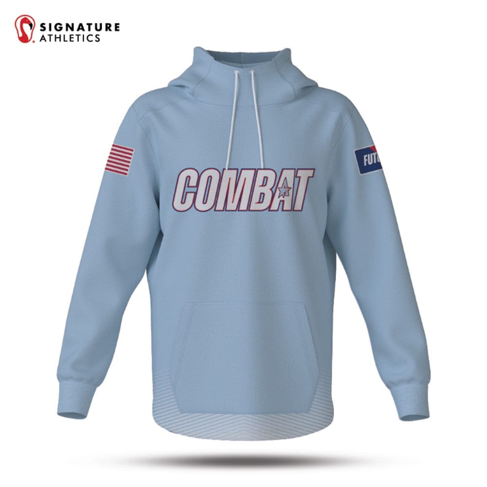 All Star Sports Dye Sub Scuba Hoodie Combat Futures Carolina Blue Signature Lacrosse