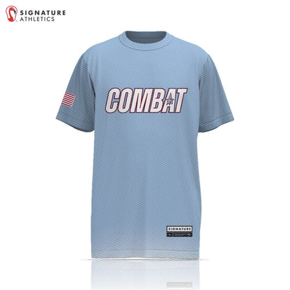 All Star Sports Sublimated Short Sleeve Jersey Combat Carolina Blue Signature Lacrosse