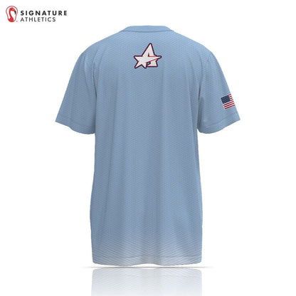 All Star Sports Sublimated Short Sleeve Jersey Combat Carolina Blue Signature Lacrosse