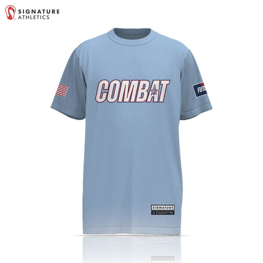 All Star Sports Sublimated Short Sleeve Jersey Combat Futures Carolina Blue Signature Lacrosse