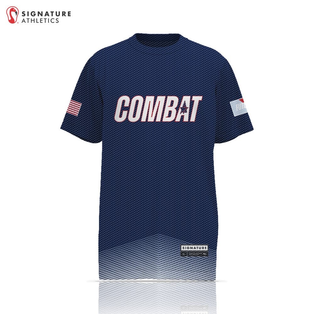 All Star Sports Sublimated Short Sleeve Jersey Combat Futures Navy Signature Lacrosse