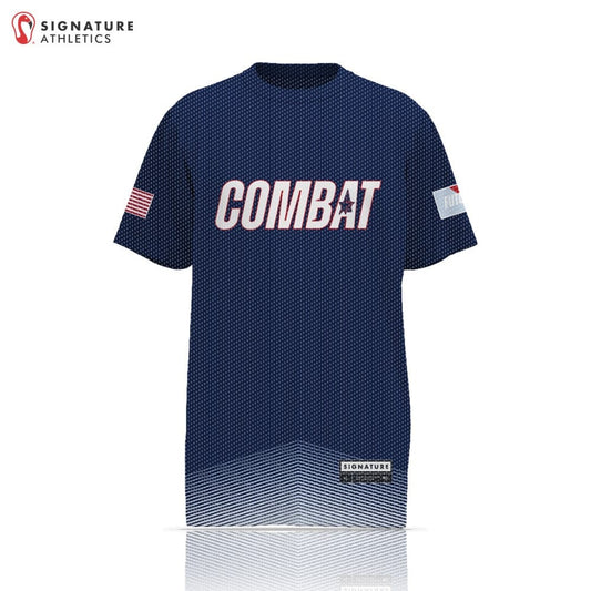 All Star Sports Sublimated Short Sleeve Jersey Combat Futures Navy Signature Lacrosse