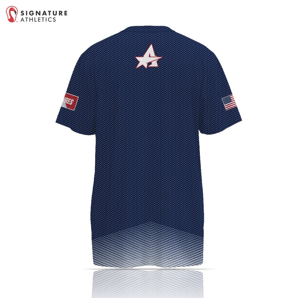 All Star Sports Sublimated Short Sleeve Jersey Combat Futures Navy Signature Lacrosse