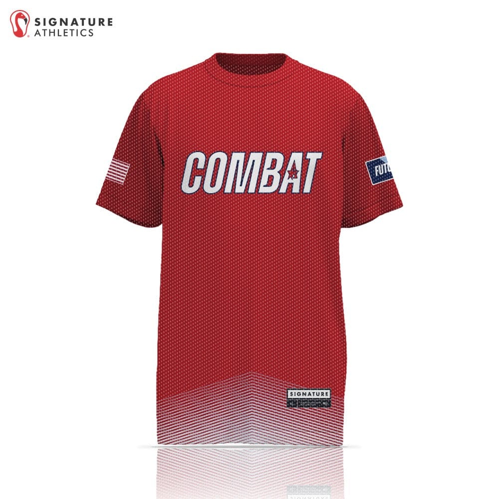All Star Sports Sublimated Short Sleeve Jersey Combat Futures Red Signature Lacrosse